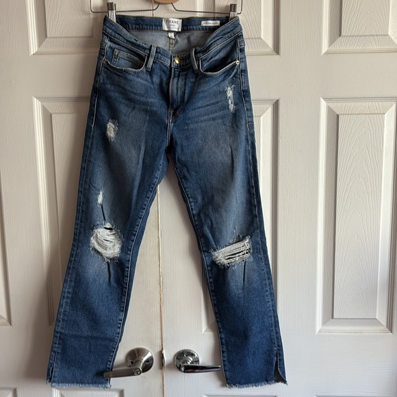 Frame Denim Le Nouveau Straight in Sackett - Picture 9 of 15